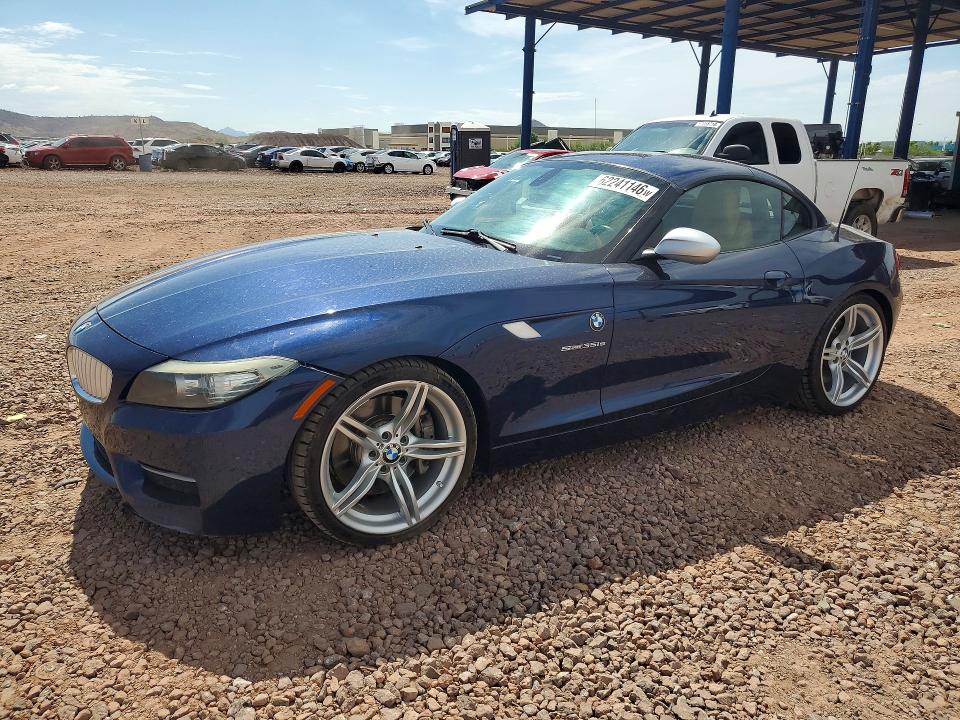 2013 BMW Z4 VIN WBALM1C55DE634036 COPART salvage auction — MINOR DENT/SCRATCHES, AZ - CERTIFICATE OF TITLE, sold $7,100 on 2026-07-23 (photo 1)