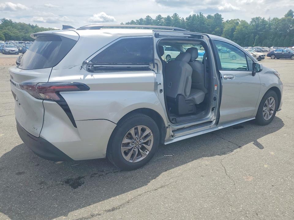 2025 Toyota Sienna VIN 5TDYRKEC2SS228752 COPART salvage auction — SIDE, FL - CERTIFICATE OF TITLE, sold $9,600 on 2026-07-27 (photo 3)