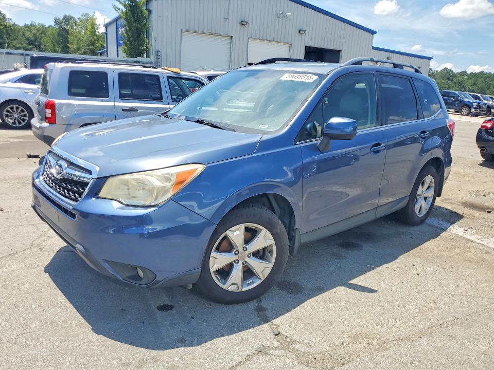 2014 Subaru Forester VIN JF2SJAHC0EH411967 COPART salvage auction — MINOR DENT/SCRATCHES, Ga - Certificate Of Title, sold $300 on 2026-07-30 (photo 1)