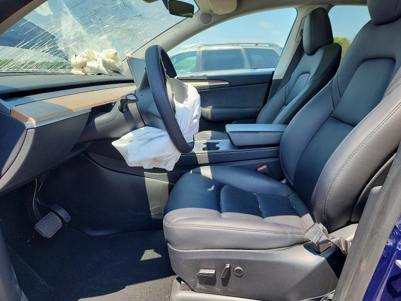 2023 Tesla Model y VIN 7SAYGDEE2PF887397 COPART salvage auction — FRONT END, NY - MV-907A SALVAGE CERTIFICATE, sold $11,500 on 2026-07-27 (photo 7)