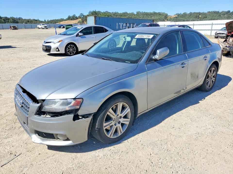 2011 Audi A4 VIN WAUAFAFLXBN001282 COPART salvage auction — FRONT END, Ca - Salvage Certificate, sold $800 on 2026-07-17 (photo 1)