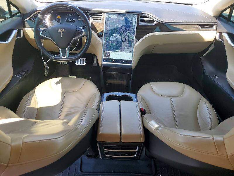 2014 Tesla Model s VIN 5YJSA1S15EFP38189 COPART salvage auction — FRONT END, On - Permit No Brand - Unfit, sold $250 on 2026-07-28 (photo 8)