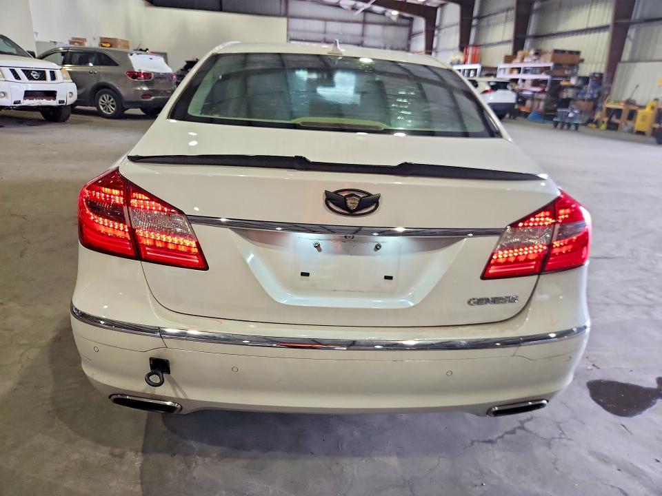 2013 Hyundai Genesis VIN KMHGC4DD1DU220915 COPART salvage auction — FRONT END, Fl - Cert Of Title Slvg Rebuildable, sold $1,950 on 2026-07-15 (photo 6)