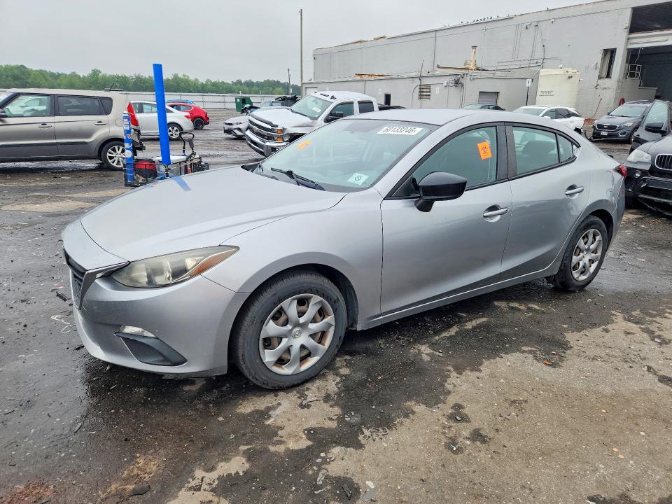 2015 Mazda 3 VIN JM1BM1T78F1240315 COPART salvage auction — REAR END, Va - Certificate Of Title, sold $825 on 2026-07-22 (photo 1)