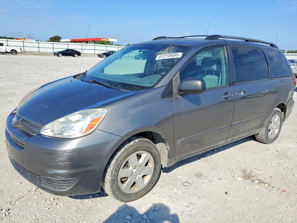 2004 Toyota Sienna VIN 5TDZA23C24S164780 COPART salvage auction — MINOR DENT/SCRATCHES, IL - CERTIFICATE OF TITLE, sold $900 on 2026-07-20 (photo 1)