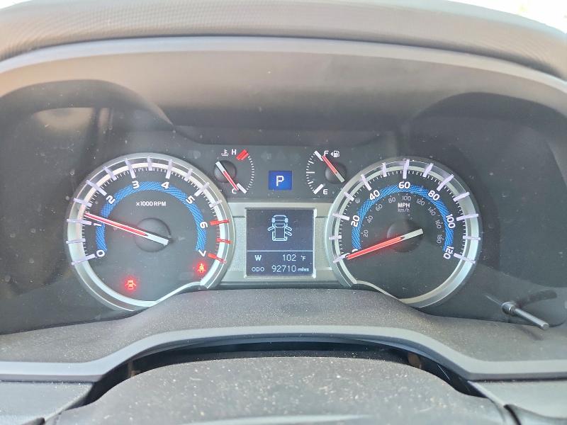 2016 Toyota 4runner VIN JTEZU5JR6G5147048 COPART salvage auction — BURN, CA - SALVAGE CERTIFICATE, sold $150 on 2026-07-30 (photo 9)