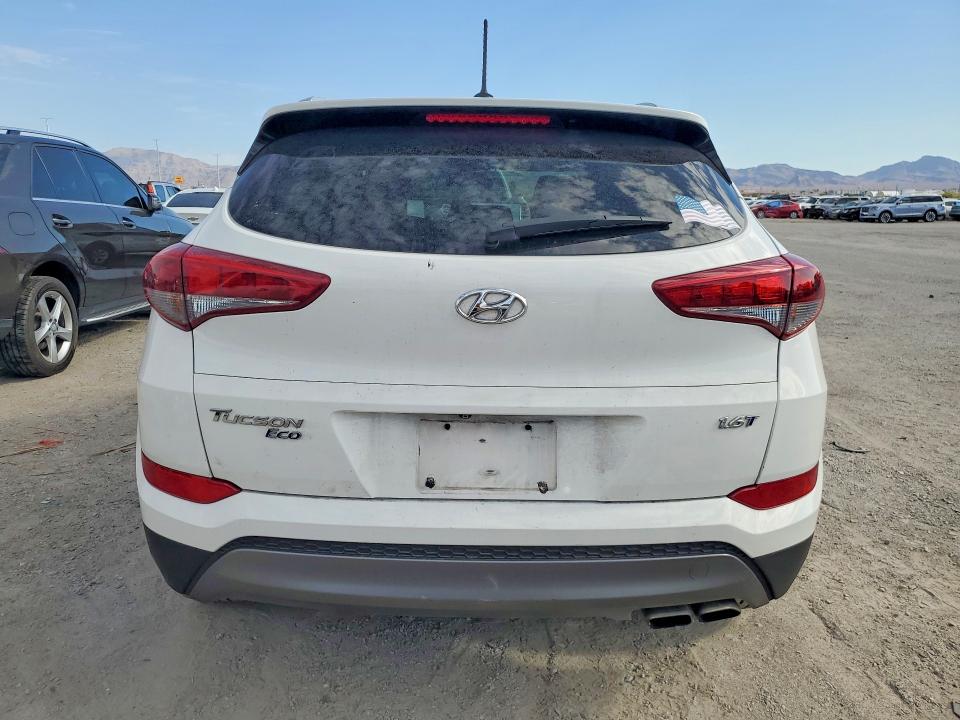 2016 Hyundai Tucson VIN KM8J33A24GU233276 COPART salvage auction — FRONT END, Nv - Salvage Title, sold $150 on 2026-07-28 (photo 6)
