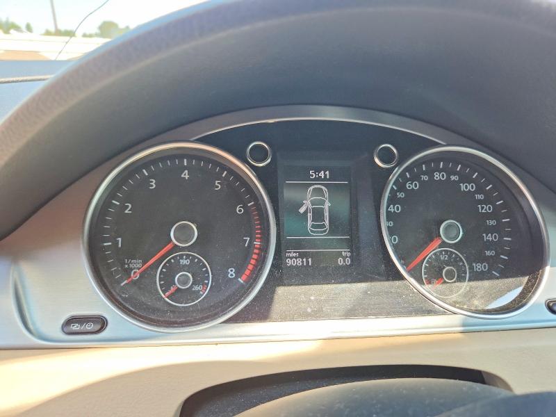 2013 Volkswagen Cc VIN WVWRN7AN7DE504081 COPART salvage auction — FRONT END, Wa - Vehicle Cert Of Ownership-Titl, sold $400 on 2026-07-29 (photo 9)