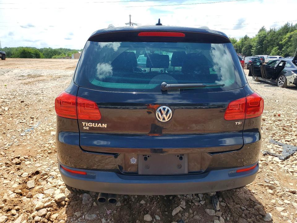 2016 Volkswagen Tiguan VIN WVGAV7AX2GW553391 COPART salvage auction — FRONT END, Nc - Salvage Certificate Of Title, sold $725 on 2026-08-17 (photo 6)