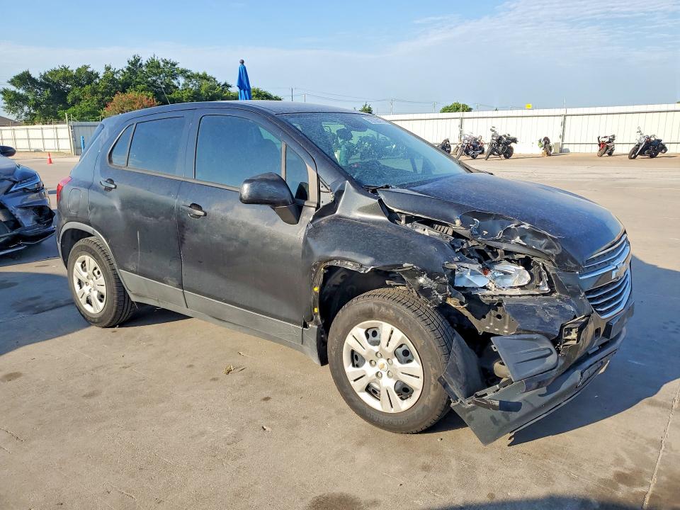 2016 Chevrolet VIN KL7CJKSB9GB680142 COPART salvage auction — FRONT END, TX - SALVAGE VEHICLE TITLE (P), sold $1,000 on 2026-07-09 (photo 4)