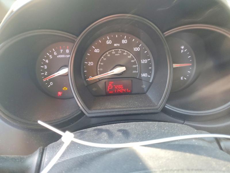 2013 Kia Rio VIN KNADM5A31D6288686 COPART salvage auction — FRONT END, Md - Cert Of Salvage > 75% Damage, sold $125 on 2026-07-30 (photo 9)