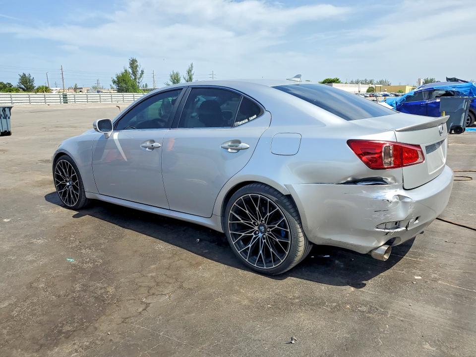 2012 Lexus Is VIN JTHBF5C21C2102920 COPART salvage auction — REAR END, FL - CERT OF TTL-REBUILT&SLVG RBLD, sold $1,500 on 2026-07-22 (photo 2)