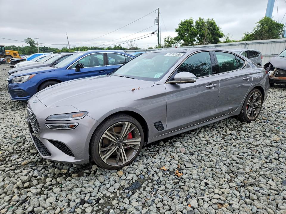 2024 Genesis G70 VIN KMTG34SC4RU138345 — COPART salvage auction photo