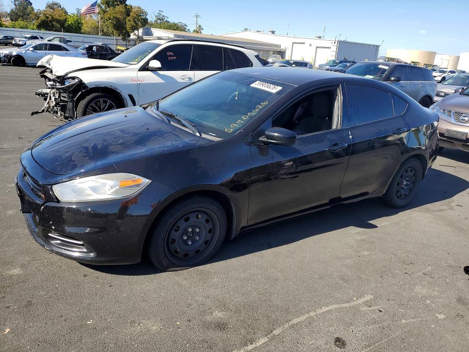 2014 Dodge Dart VIN 1C3CDFAA5ED883576 COPART salvage auction — FRONT END, Ca - Dis/Dlr/Exp Only Clean Title, sold $225 on 2026-07-22 (photo 1)
