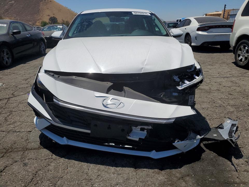 2024 Hyundai Elantra VIN KMHLM4DG8RU807643 COPART salvage auction — FRONT END, Ca - Dis/Dlr/Exp Only Clean Title (P), sold $1,900 on 2026-07-27 (photo 5)
