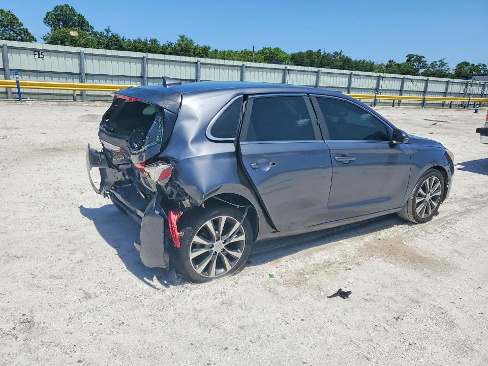 2018 Hyundai Elantra VIN KMHH35LE4JU014682 COPART salvage auction — REAR END, Salvage Title, sold $1,100 on 2026-07-29 (photo 3)