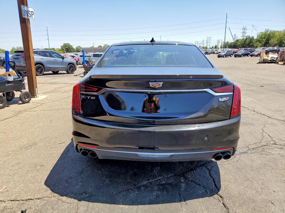 2019 Cadillac Ct6-v VIN 1G6KW5RJ1KU141092 COPART salvage auction — FRONT END, Co - Certificate Of Title, sold $34,000 on 2026-08-13 (photo 6)
