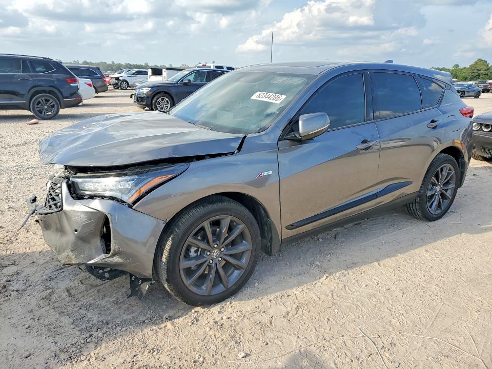 2025 Acura Rdx VIN 5J8TC2H63SL021257 COPART salvage auction — FRONT END, TX - SALVAGE VEHICLE TITLE, sold $7,500 on 2026-08-25 (photo 1)