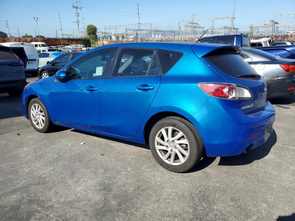2012 Mazda 3 VIN JM1BL1L86C1619563 COPART salvage auction — FRONT END, Ca - Salvage Certificate, sold $900 on 2026-07-31 (photo 2)
