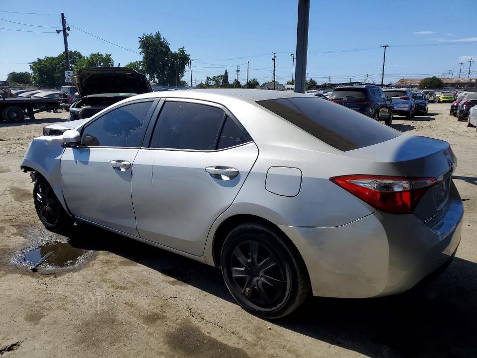 2015 Toyota Corolla VIN 5YFBURHE4FP303301 COPART salvage auction — FRONT END, CA - SALVAGE CERTIFICATE, sold $350 on 2026-07-30 (photo 2)