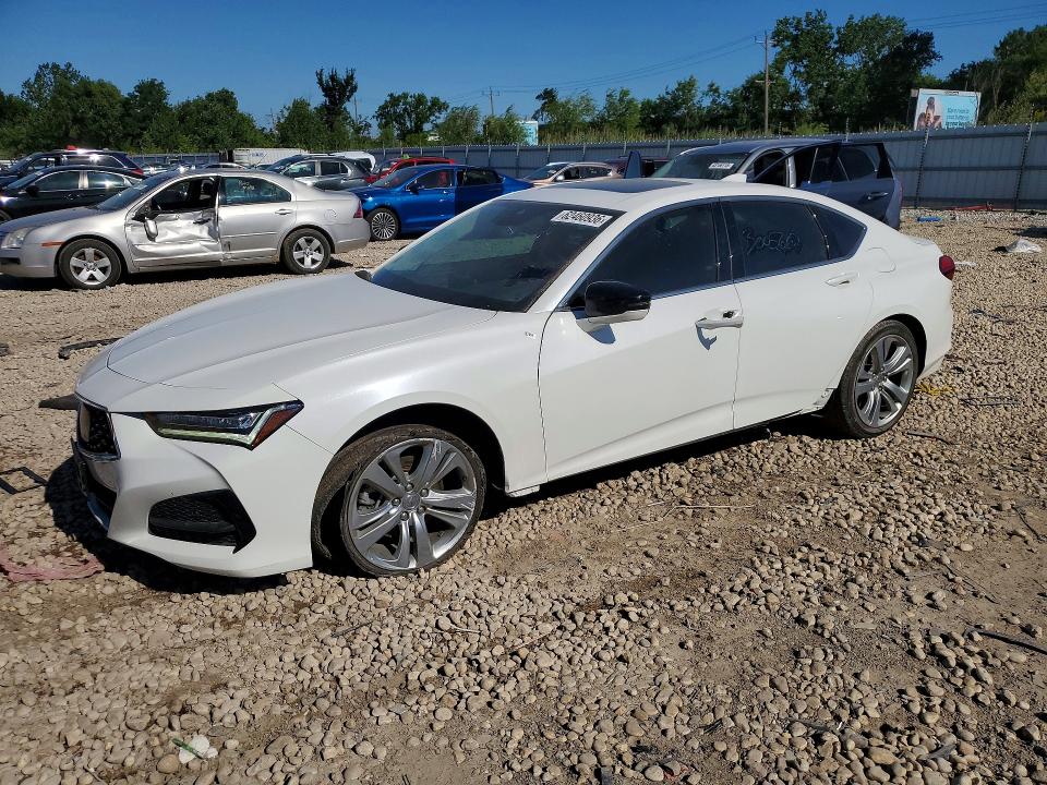 2022 Acura Tlx VIN 19UUB6F45NA001527 COPART salvage auction — REAR END, Il - Salvage Certificate, sold $11,900 on 2026-09-04 (photo 1)