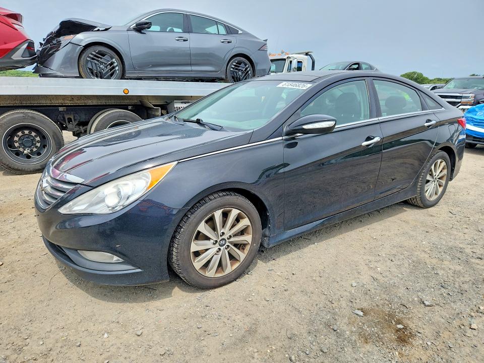 2014 Hyundai Sonata VIN 5NPEC4AC7EH905357 COPART salvage auction — UNDERCARRIAGE, Ma - Certificate Of Title, sold $125 on 2026-07-29 (photo 1)