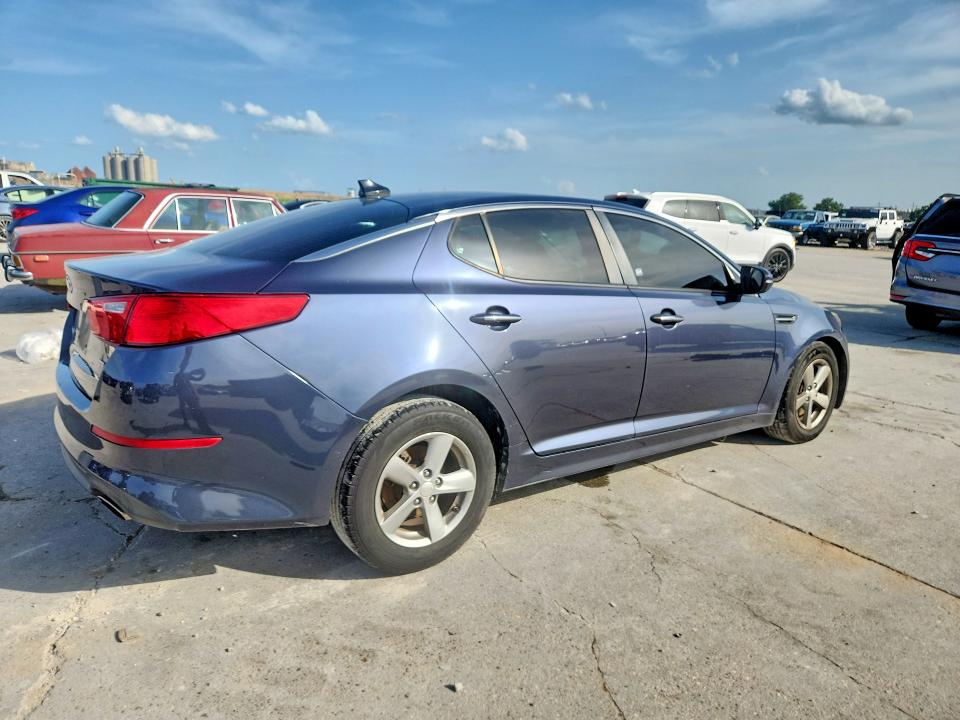 2015 Kia Optima VIN 5XXGM4A70FG373598 COPART salvage auction — VANDALISM, La - Cert Of Title-Salvage, sold $70 on 2026-07-29 (photo 3)