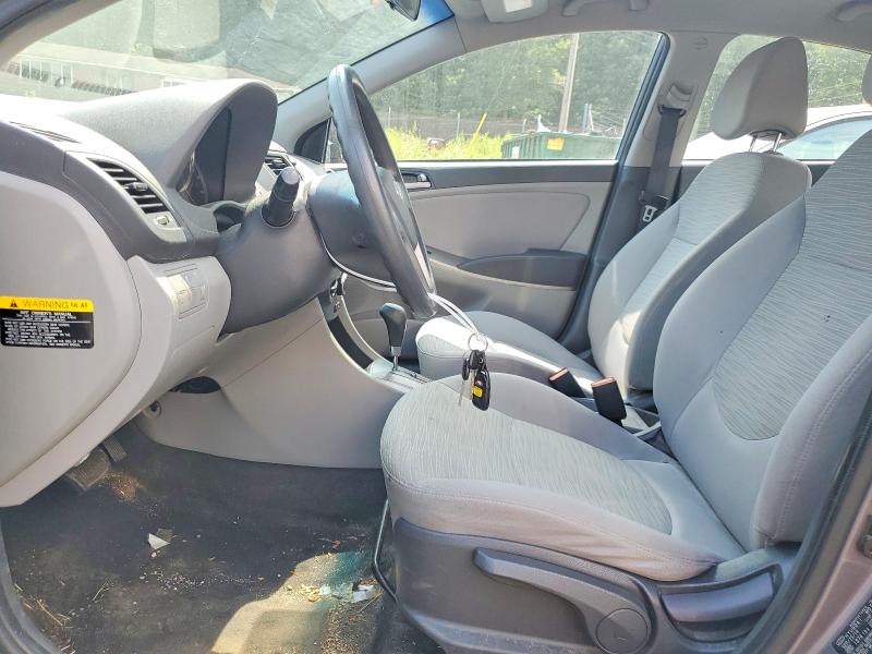 2015 Hyundai Accent VIN KMHCT4AE8FU792403 COPART salvage auction — FRONT END, MD - CERT OF SALVAGE > 75% DAMAGE, sold $750 on 2026-07-30 (photo 7)