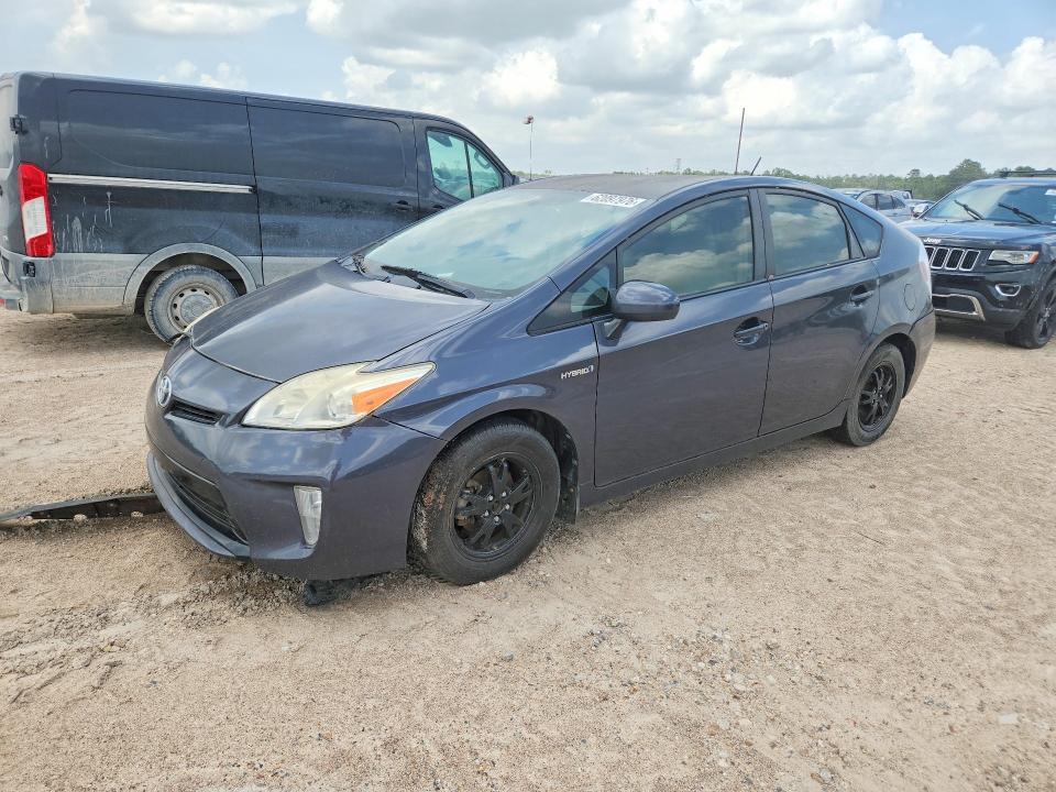 2012 Toyota Prius VIN JTDKN3DU6C1547507 COPART salvage auction — FRONT END, Tx - Cert Of Title-Rebuilt Salvage, sold $225 on 2026-07-28 (photo 1)