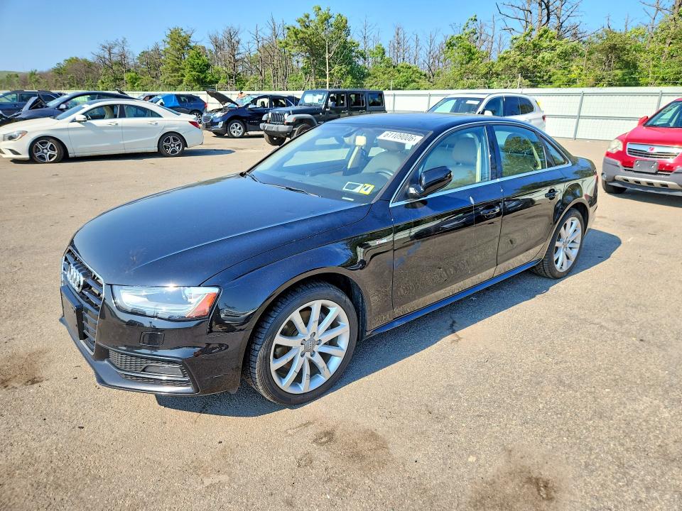 2014 Audi A4 VIN WAUBFAFL4EN024808 COPART salvage auction — MINOR DENT/SCRATCHES, Ny - Certificate Of Title, sold $3,650 on 2026-07-20 (photo 1)