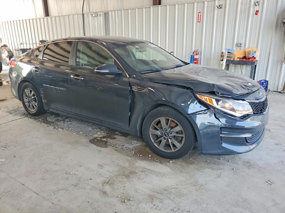 2016 Kia Optima VIN 5XXGT4L11GG022504 COPART salvage auction — FRONT END, Pa - Cert Of Title, sold $500 on 2026-07-29 (photo 4)