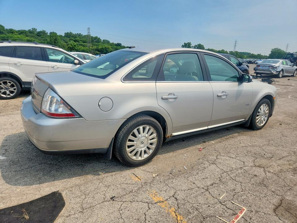 2008 Mercury Sable VIN 1MEHM40W18G625365 COPART salvage auction — REAR END, In - Certificate Of Title, sold $450 on 2026-09-11 (photo 3)