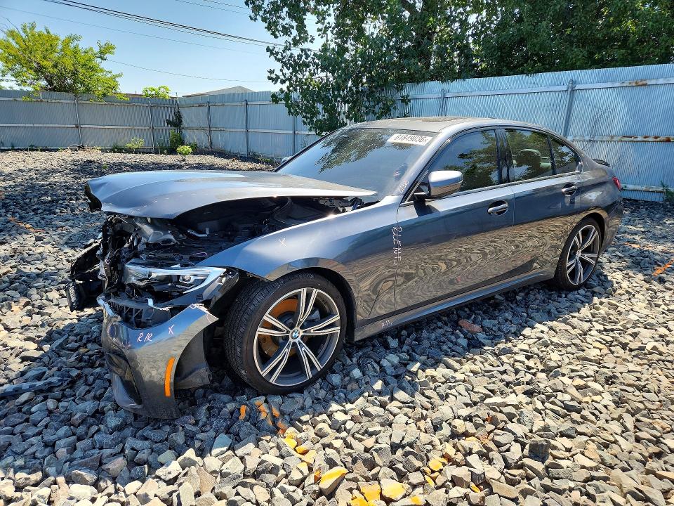 2020 BMW 3er VIN 3MW5R7J02L8B22529 — COPART salvage auction photo