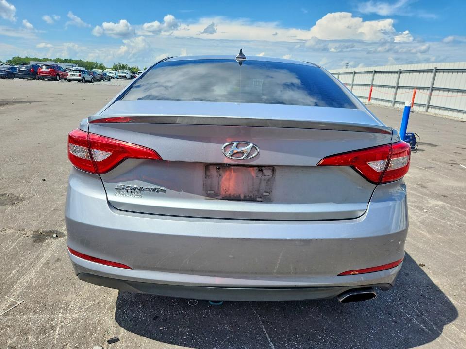 2015 Hyundai Sonata VIN 5NPE24AF6FH157490 COPART salvage auction — FRONT END, Fl - Certificate Of Title, sold $1,275 on 2026-07-28 (photo 6)