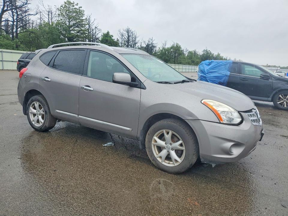 2011 Nissan Rogue VIN JN8AS5MV2BW666654 COPART salvage auction — FRONT END, Ny - Mv-907A Salvage Certificate, sold $500 on 2026-07-08 (photo 4)