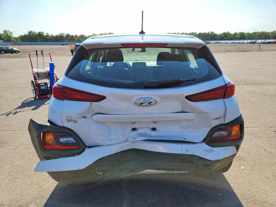 2020 Hyundai Kona VIN KM8K1CAA8LU510524 COPART salvage auction — REAR END, Ny - Mv-907A Salvage Certificate, sold $3,800 on 2026-07-22 (photo 6)