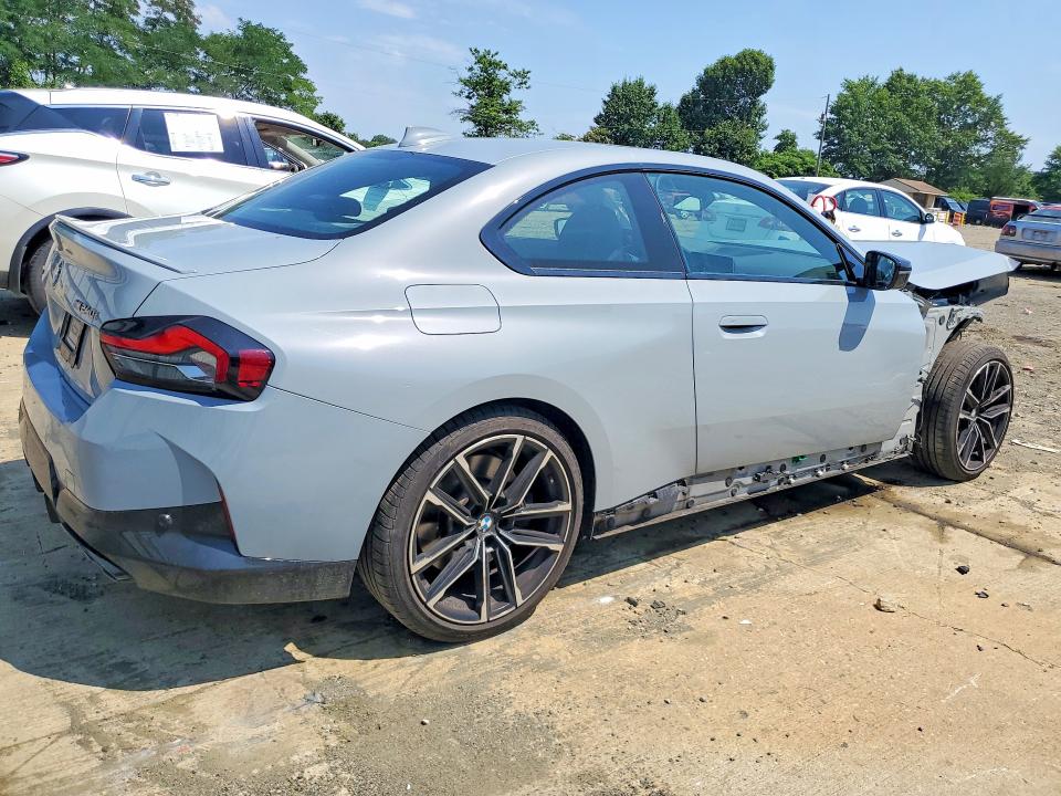 2022 BMW M240i VIN 3MW53CM07N8C63444 COPART salvage auction — FRONT END, ID - SALVAGE CERTIFICATE OF TITLE, sold $16,200 on 2026-09-04 (photo 3)