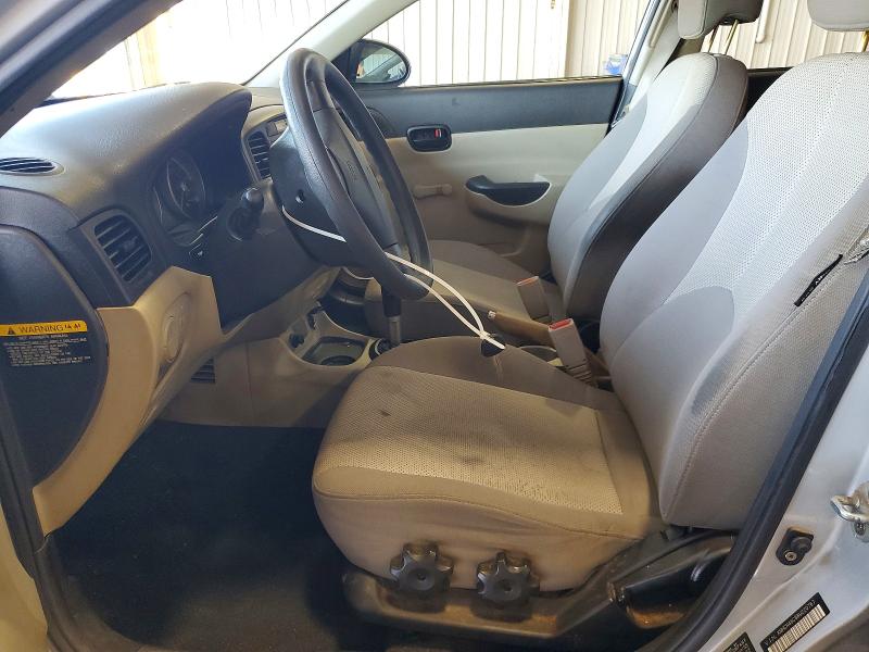 2008 Hyundai Accent VIN KMHCN46C88U220767 COPART salvage auction — FRONT END, Pa - Certificate Of Salvage, sold $400 on 2026-07-17 (photo 7)
