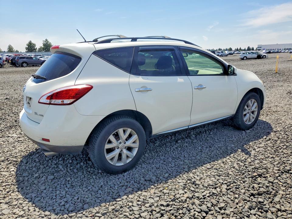 2014 Nissan Murano VIN JN8AZ1MWXEW519516 COPART salvage auction — MINOR DENT/SCRATCHES, Id - Certificate Of Title, sold $300 on 2026-07-29 (photo 3)