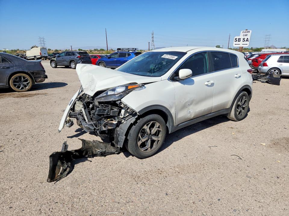 2020 Kia Sportage VIN KNDPM3AC7L7778546 COPART salvage auction — FRONT END, Az - Cert Of Title - Salvage, sold $1,300 on 2026-07-31 (photo 1)