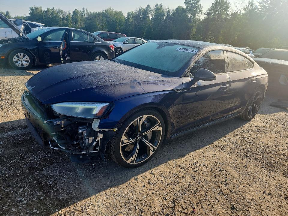 2019 Audi Rs5 VIN WUACWCF55KA903843 COPART salvage auction — FRONT END, On - Permit No Brand - Unfit, sold $19,800 on 2026-08-11 (photo 1)
