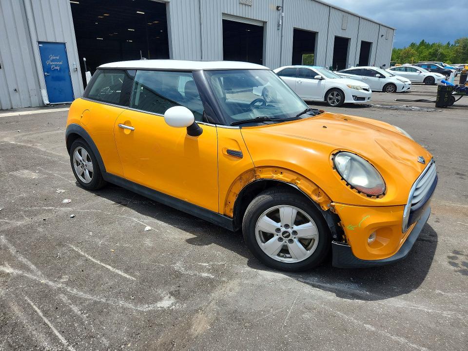 2015 Mini Cooper VIN WMWXM5C59FT973163 COPART salvage auction — FRONT END, Fl - Cert Of Title Slvg Rebuildable, sold $950 on 2026-07-27 (photo 4)