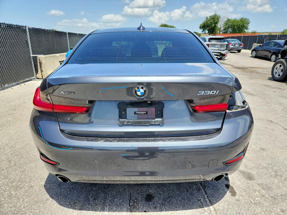 2019 BMW 3er VIN 3MW5R7J56K8B00799 COPART salvage auction — REAR END, Salvage Title, sold $7,200 on 2026-09-01 (photo 6)