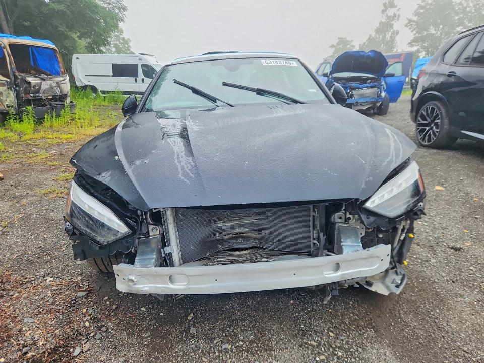 2025 Audi A5 VIN WAUDACF55SA007796 COPART salvage auction — FRONT END, FL - CERTIFICATE OF DESTRUCTION, sold $9,300 on 2026-08-31 (photo 5)