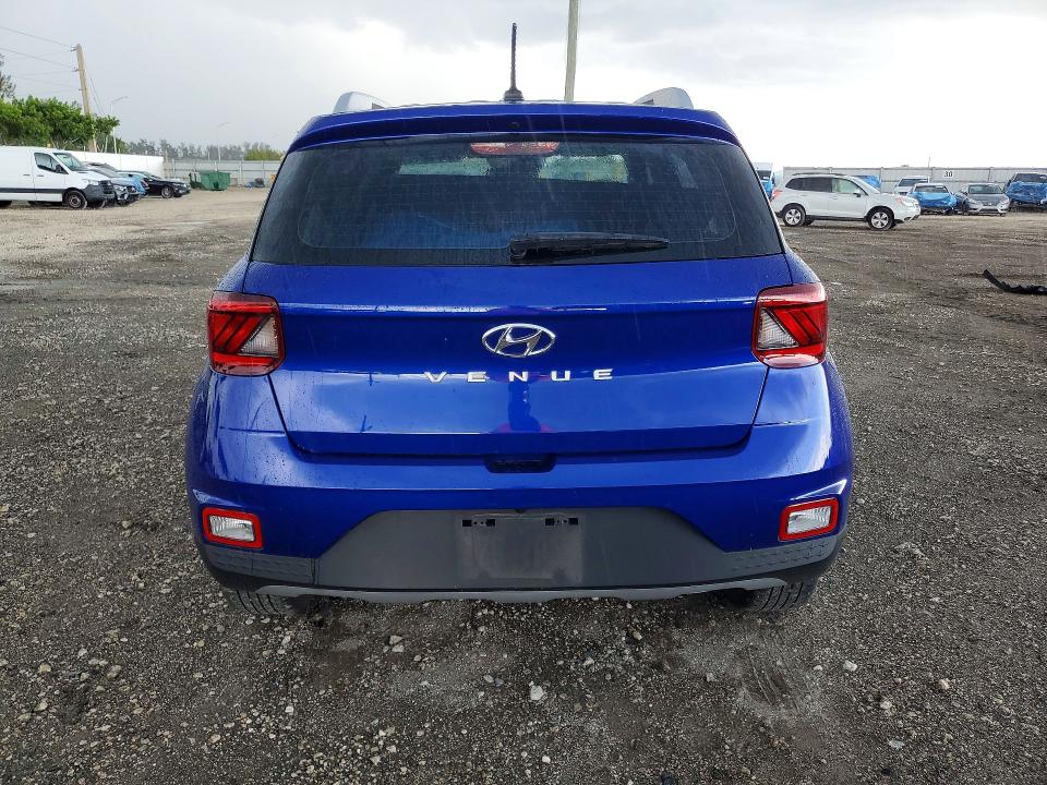 2024 Hyundai Venue VIN KMHRC8A30RU316232 COPART salvage auction — FRONT END, Fl - Certificate Of Destruction, sold $3,850 on 2026-07-15 (photo 6)