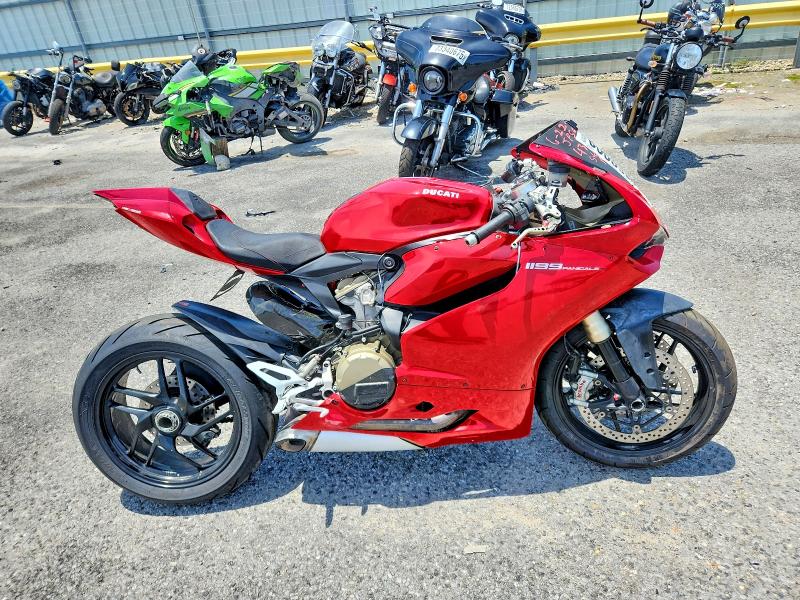 2012 Ducati 620 VIN ZDM14BPW1CB004344 COPART salvage auction — FRONT END, LA - CERT OF TITLE-SALVAGE, sold $3,300 on 2026-07-16 (photo 1)