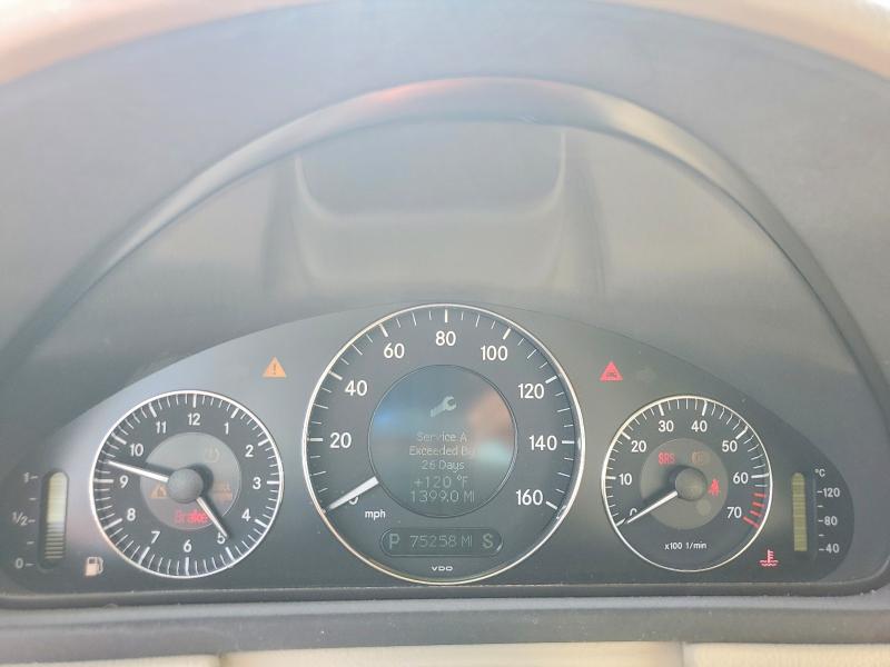 2008 Mercedes-benz Clk-class VIN WDBTK56F38F252123 COPART salvage auction — WATER/FLOOD, FL - CERT OF TITLE-SLVG REBLD FLOOD, sold $1,000 on 2026-07-20 (photo 9)