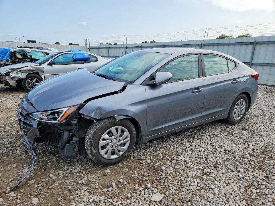2019 Hyundai Elantra VIN KMHD74LF1KU869590 COPART salvage auction — REAR END, OH - CERT OF TITLE-SALVAGE, sold $1,100 on 2026-07-28 (photo 1)