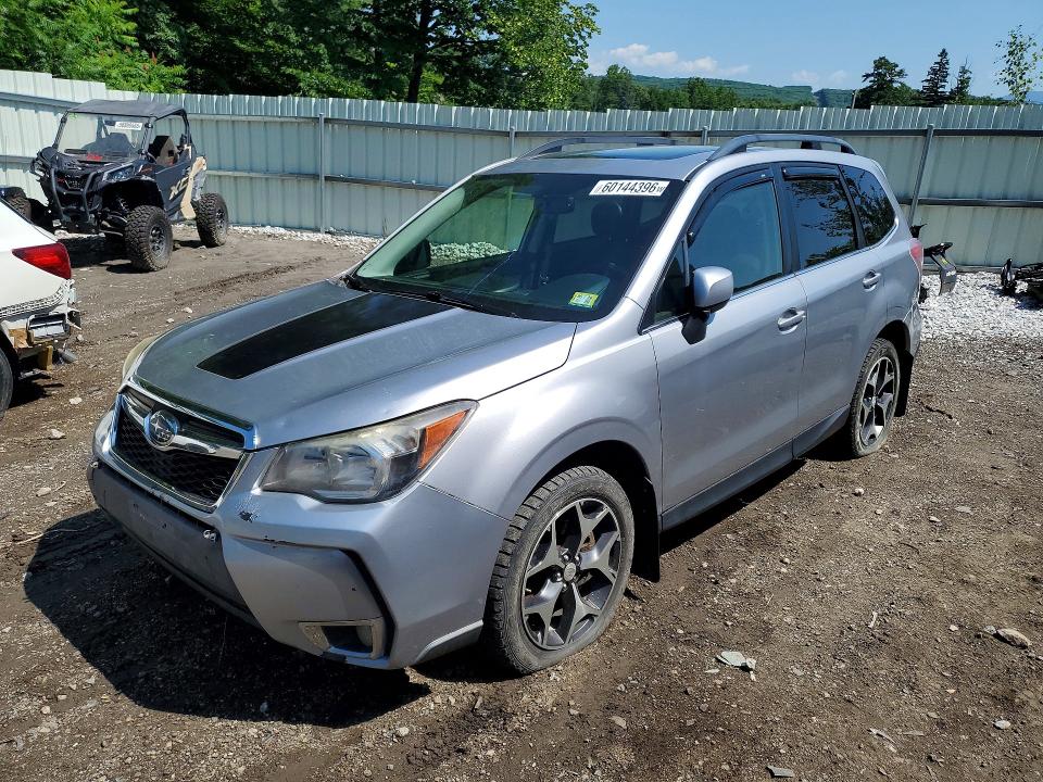 2014 Subaru Forester VIN JF2SJGDC4EH497972 COPART salvage auction — WATER/FLOOD, Vt - Flood Salvage, sold $350 on 2026-07-27 (photo 1)