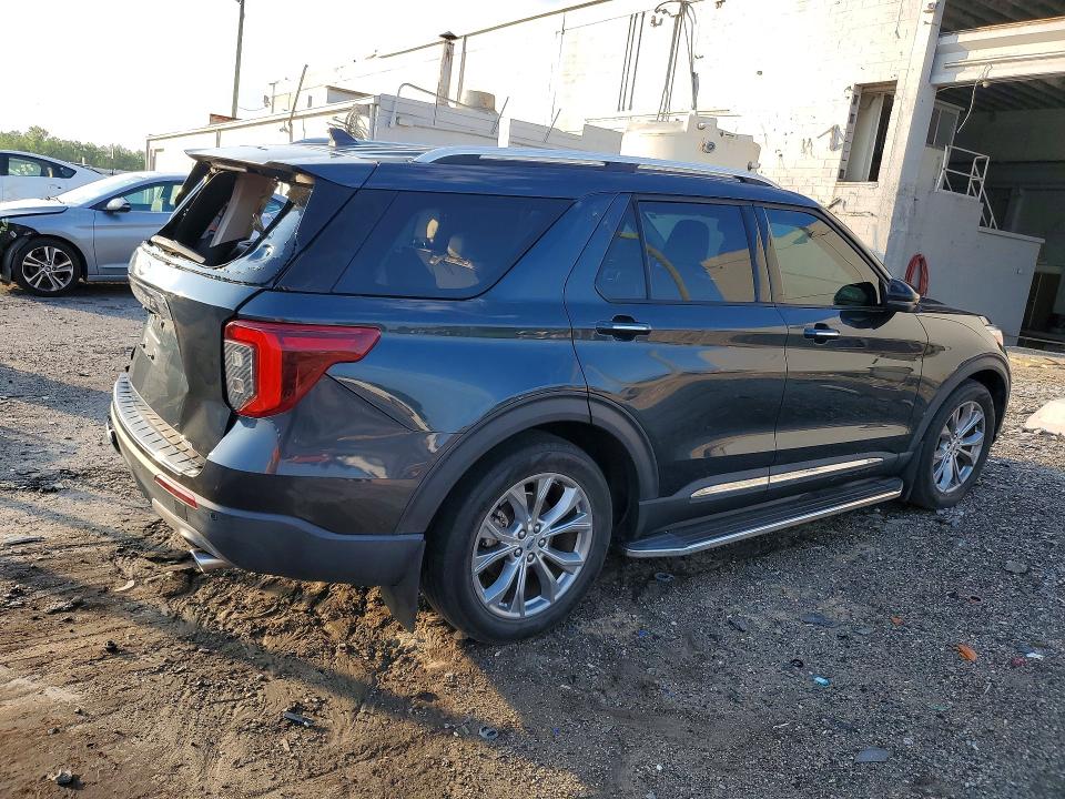 2022 Ford Explorer VIN 1FMSK7FH5NGB45389 COPART salvage auction — REAR END, Va - Cert Of Title - Salvage, sold $7,600 on 2026-07-29 (photo 3)